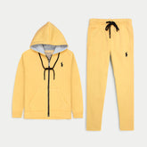 R-L PREMIUM FLEECE KIDS TRACKSUIT YELLOWISH
