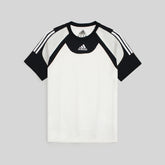 ADS MEN PREMIUM PANNELLED T SHIRT WHITE