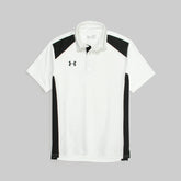 UA PREMIUM DRYFIT HEATGEAR POLO WHITE