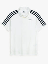 ADS PREMIUM DRY FIT MESH THREE STRPS POLO MEN WHITE