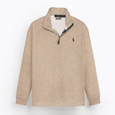 RL LUXURY QUATER ZIP PULLOVER SKIN