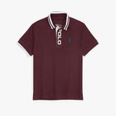 RLPH LURN PREMIUM POLO PLACKET KIDS MAHROON