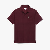 LCSTE PREMIUM MEN RELAXED V-NECK POLO SHIRT MEHROON