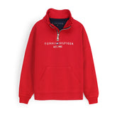 T-H PREMIUM KIDS MOCK ZIPPER RED
