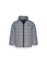 RLPH LURN FULL SELEEV PREMIUM KIDS PUFFERS GREY