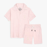 RALP LRN PREMIUM COTTON TERRY TWINSET PINK