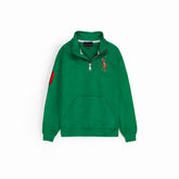 RLPH LURN KIDS MOCK ZIPPER GREEN