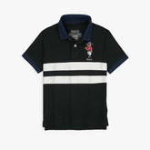 RLPH LURN PREMIUM 3 BEAR KIDS POLO BLACK