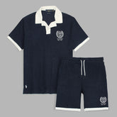 R-L MEN PREMIUM US OPEN PRINTED SHORT SET NEAVY