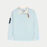 RLPH LURN KIDS BIG PNY RUGBY SKY (B-PAIR)