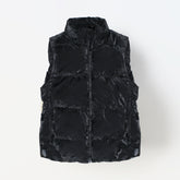 ZRA LUXURY HANDWOVEN GILLET BLACK CAMO