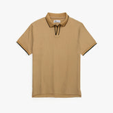 ZRA PREMIUM V NECK POLO SHIRT MEN SKIN