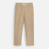 ZRA MEN PREMIUM STAPERED JOGGER BEIGE