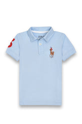 PREMIUM KIDS BIG PONY POLO SKY