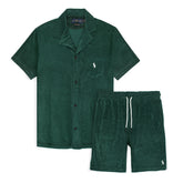 R-L MEN PREMIUM BRUSTTASCHE TWINSET DK GREEN