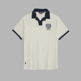 R-L PREMIUM US OPEN PRINTED POLO SHIRT WHITE