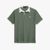 R-L PREMIUM FRANCISCO STRIPPER POLO BLUE OLIVE