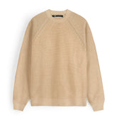 ZRA CHUNKY TEXTURED COTTON MEN CABLE KNIT SKIN