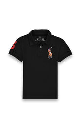 PREMIUM KIDS BIG PONY POLO BLACK