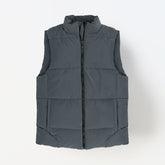 ZRA LUXURY HANDWOVEN GILLET RAW GREY