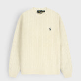 RL PREMIUM COTTON JUMPER MEN CREWNECK CREAM