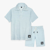 DIOR PREMIUM COURDUROY TWINSET SKY