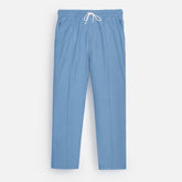 ZRA MEN PREMIUM STAPERED JOGGER DARK PASTEL BLUE