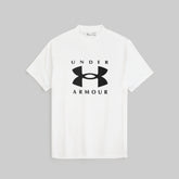 UA DRYFIT OVERSIZED POWERSTRETCH T SHIRT MEN WHITE