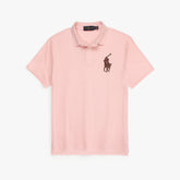 RLPH LURN PREMIUM LEATHER POLO MEN TEA PINK