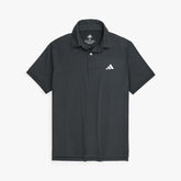ADS MEN IMPORTED ALLOVER PRINT GOLF POLO BLACK