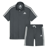 ADS PREMIUM MODREN POLO TWINSET GREY