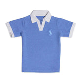 RL KIDS PREMIUM JUNIOR V NECK TROPICAL BLUE