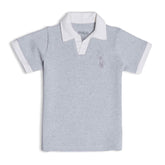 RL KIDS PREMIUM JUNIOR V NECK CLOUD GREY