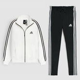 ADS MEN WARMUP FULL STRIPES TRACKTOP WHITE