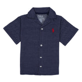 R-L KIDS PREMIUM CASUAL SHIRT NEAVY/R PNY