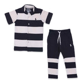 R-L PREMIUM CASUAL SET LIGHT CLAY/BLACK PATTREN
