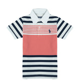 RL KIDS PREMIUM JUNIOR POLO CARMINE PINK