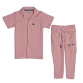 LCSTE PREMIUM CASUAL COTTON TWINSET OLD ROSE