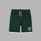 R-L MEN PREMIUM TERRY SHORTS DK GREEN
