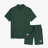 HG BOSS PREMIUM HEATTECH TWINSET DK GREEN