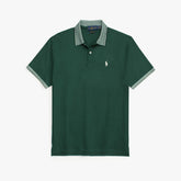 RLPH LURN PREMIUM JQRD POLO MEN DK GREEN