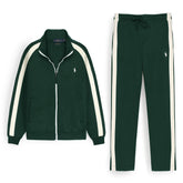 RALP LURN VINTAGE SOFT COTTON TWO TAP TRACKSUIT GREEN