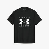 UA DRYFIT OVERSIZED POWERSTRETCH T SHIRT MEN BLACK