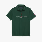 T-H MENS PREMIUM SIGNATURE ZIPPER DK GREEN