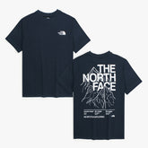 TNF MEN OVERSIZED TEE MOUNTAIN OUTLINE NEAVY