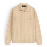 RL PREMIUM ROYAL KNIT BTN POLO MEN CLAS SKIN