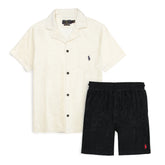 R-L MEN PREMIUM BRUSTTASCHE TWINSET WHITE/BLACK