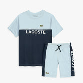 LCSTE PREMIUM COLOR BLOCK TWINSET SKY-NEAVY