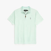 RLPH LURN PREMIUM MULTI ZIPPER POLO MEN SEA GREEN