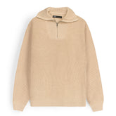 ZRA SIGNATURE MOCK KNIT PULLOVER MEN SKIN